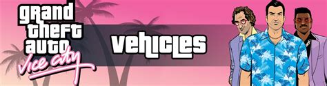 GTA Vice City Vehicles List: All Cars, Bikes, Boats.